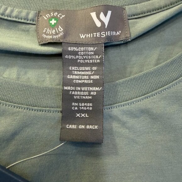 White Sierra Insect Shield Shirt, Mens Size XXL new with tags - Picture 2 of 4